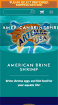 Mobile Screenshot of americanbrineshrimp.com